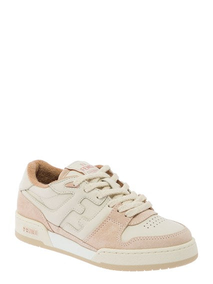 FENDI MATCH SNEAKER BEIGE PINK