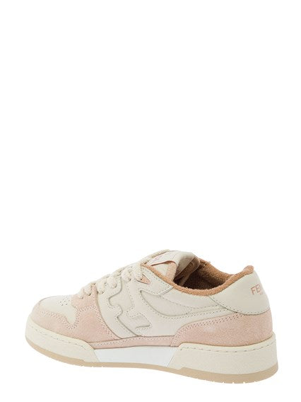 FENDI MATCH SNEAKER BEIGE PINK