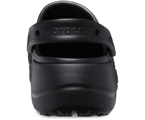 CROCS BAYA PLATFORM CLOGS BLACK