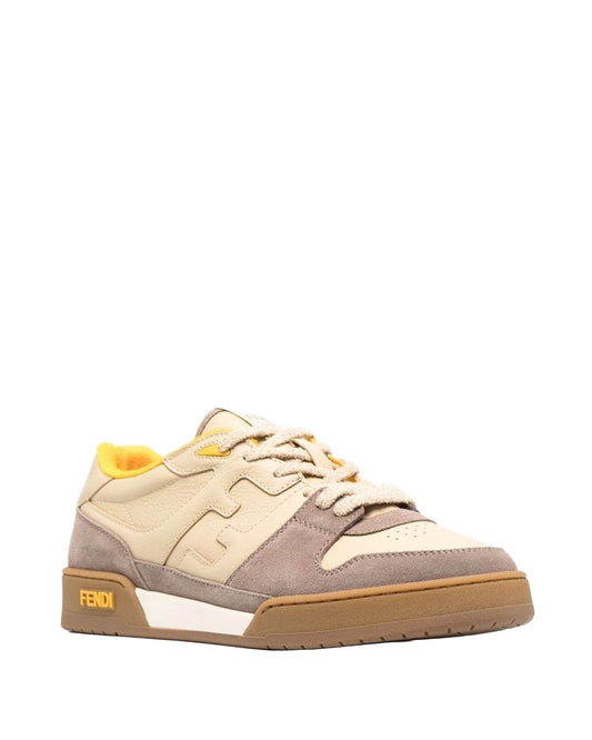 FENDI MATCH SNEAKER PURPLE BEIGE