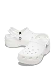 CROCS CLASSIC PLATFORM CLOG WHITE