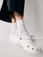 CROCS CLASSIC PLATFORM CLOG WHITE