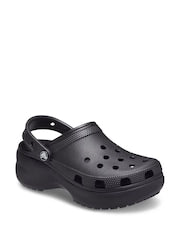 CROCS CLASSIC PLATFORM CLOG BLACK