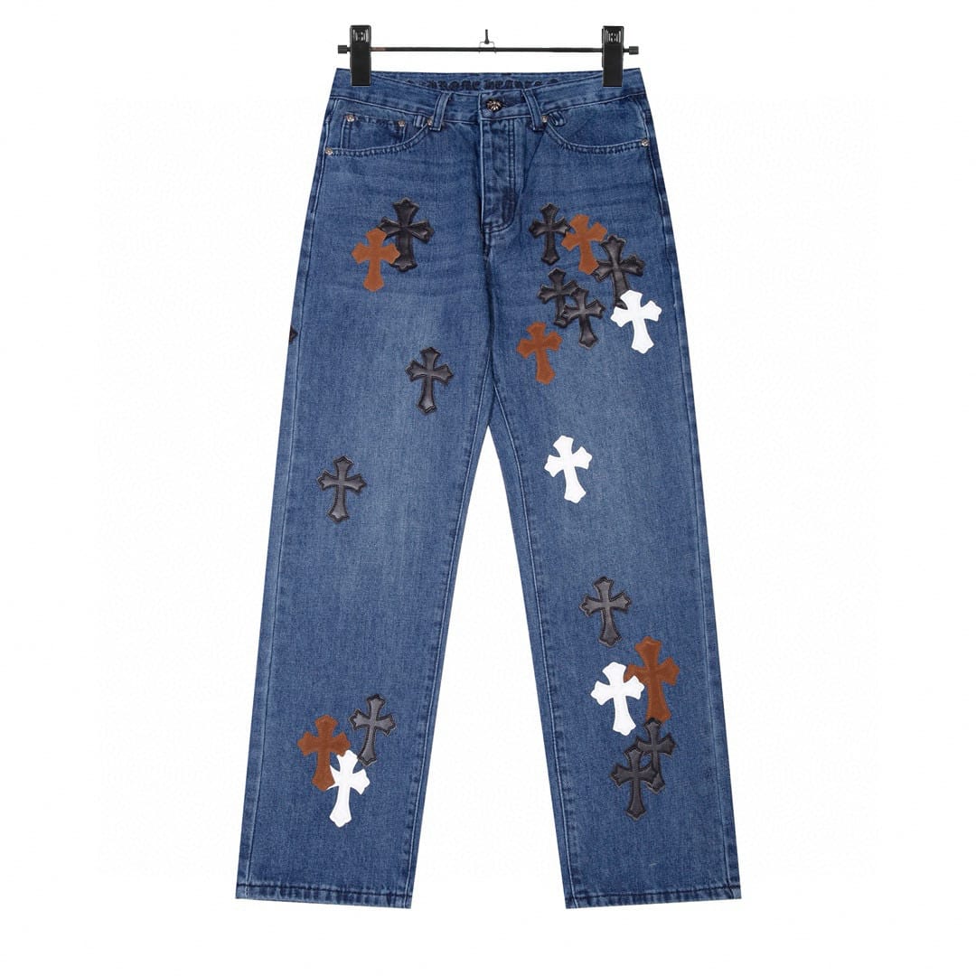 Chrome Hearts Jeans Unisex