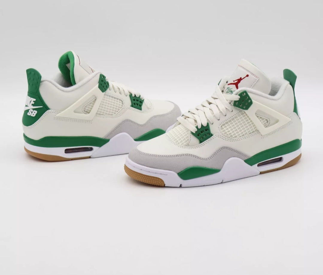 حذاء Nike SB x Air Jordan 4 AJ4 Pine Green (GS)