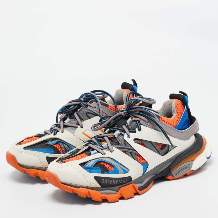 BALENCIAGA TRACK TRAINER ORANGE GREY