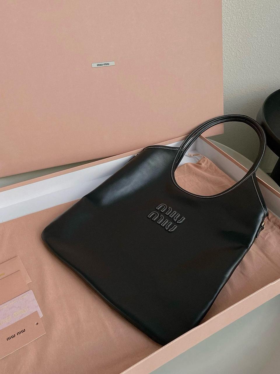 MIU MIU HOBO LEATHER