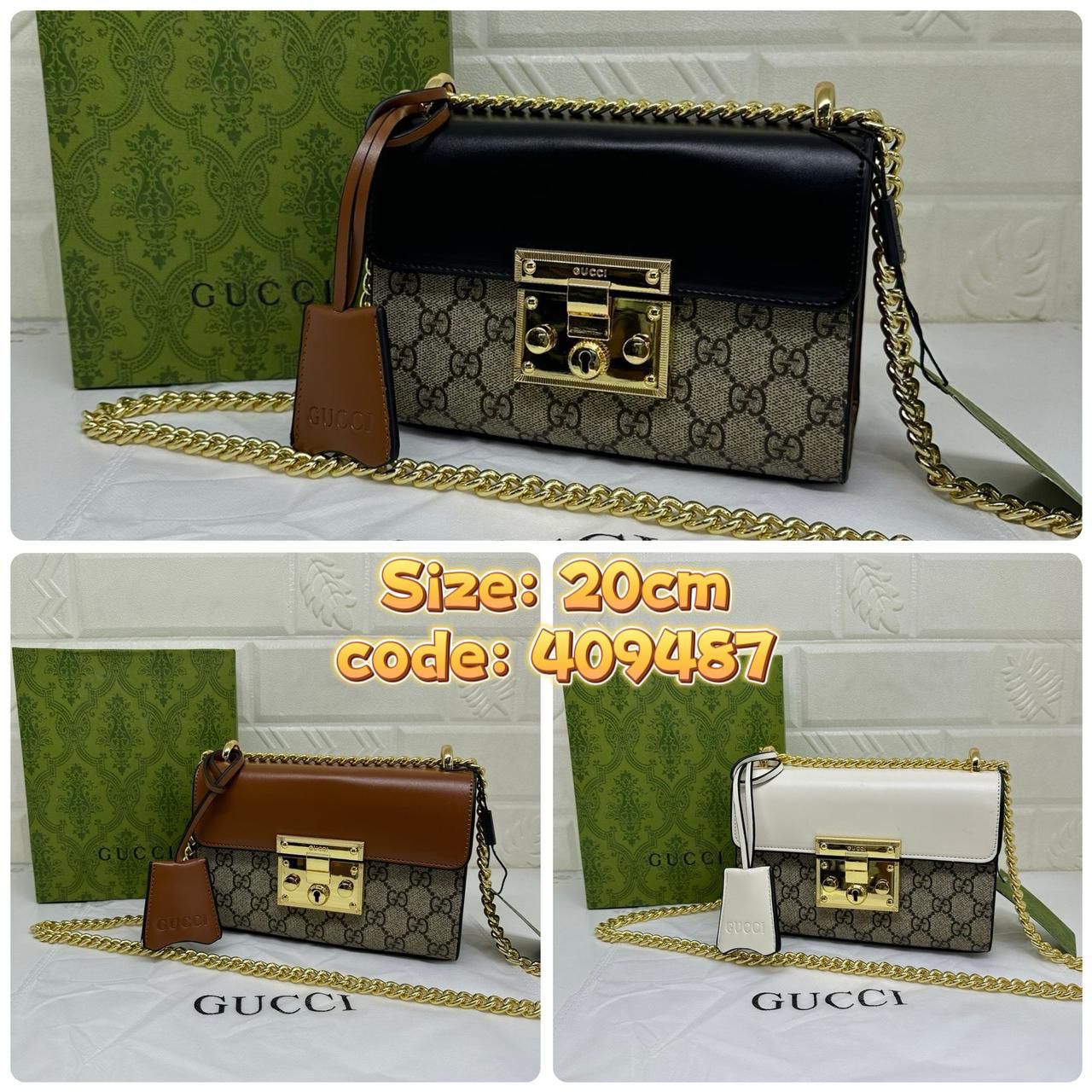 GUCCI PADLOCK SMALL GG SHOULDER BAG