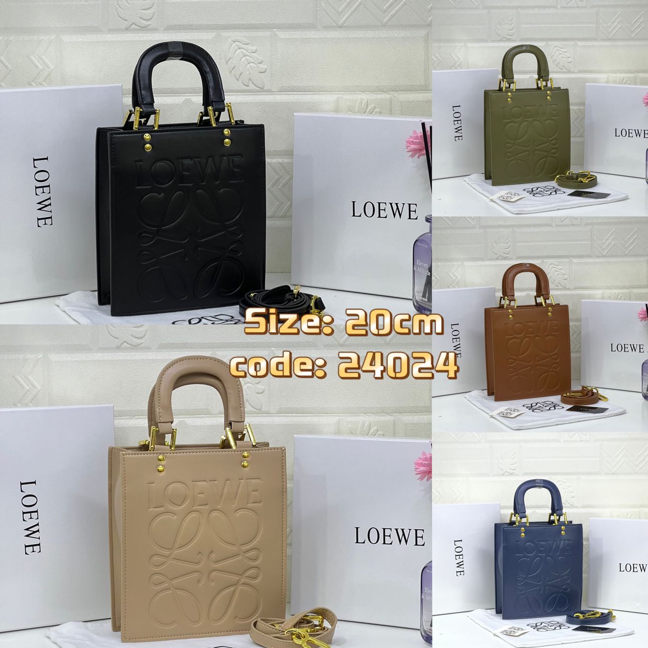 LOEWE PUZZLE FOLD TOTE BAG