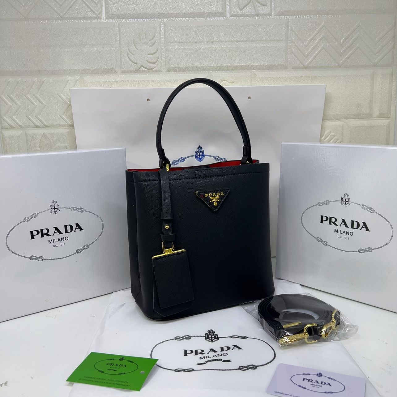 PRADA PANIER BAG