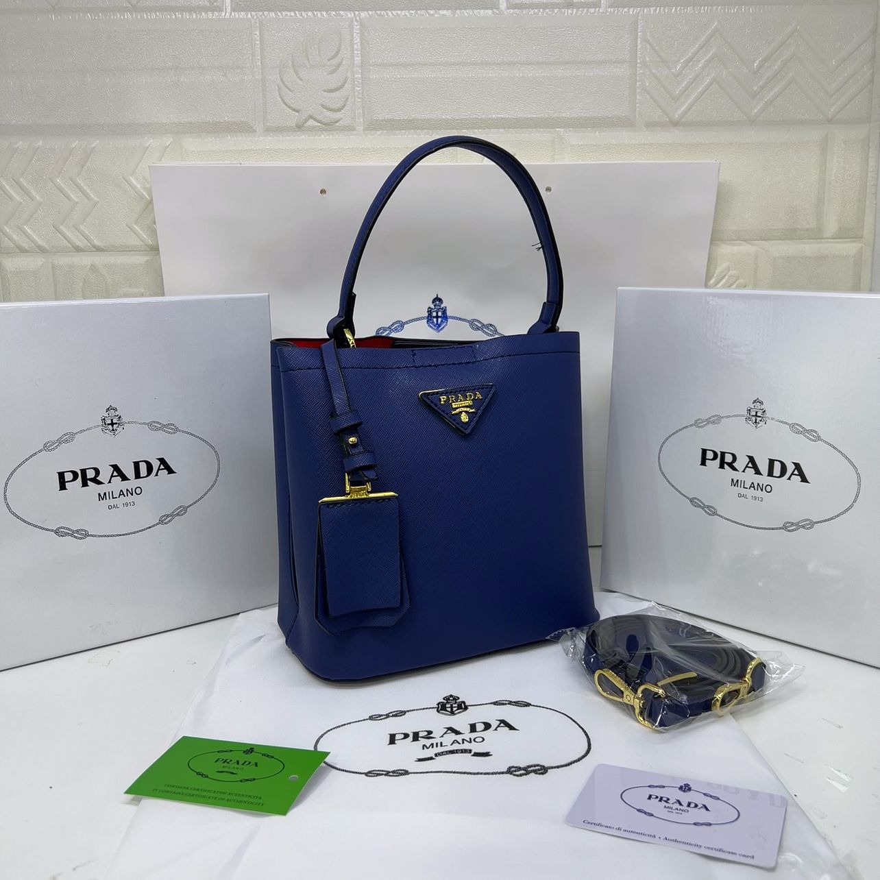 PRADA PANIER BAG