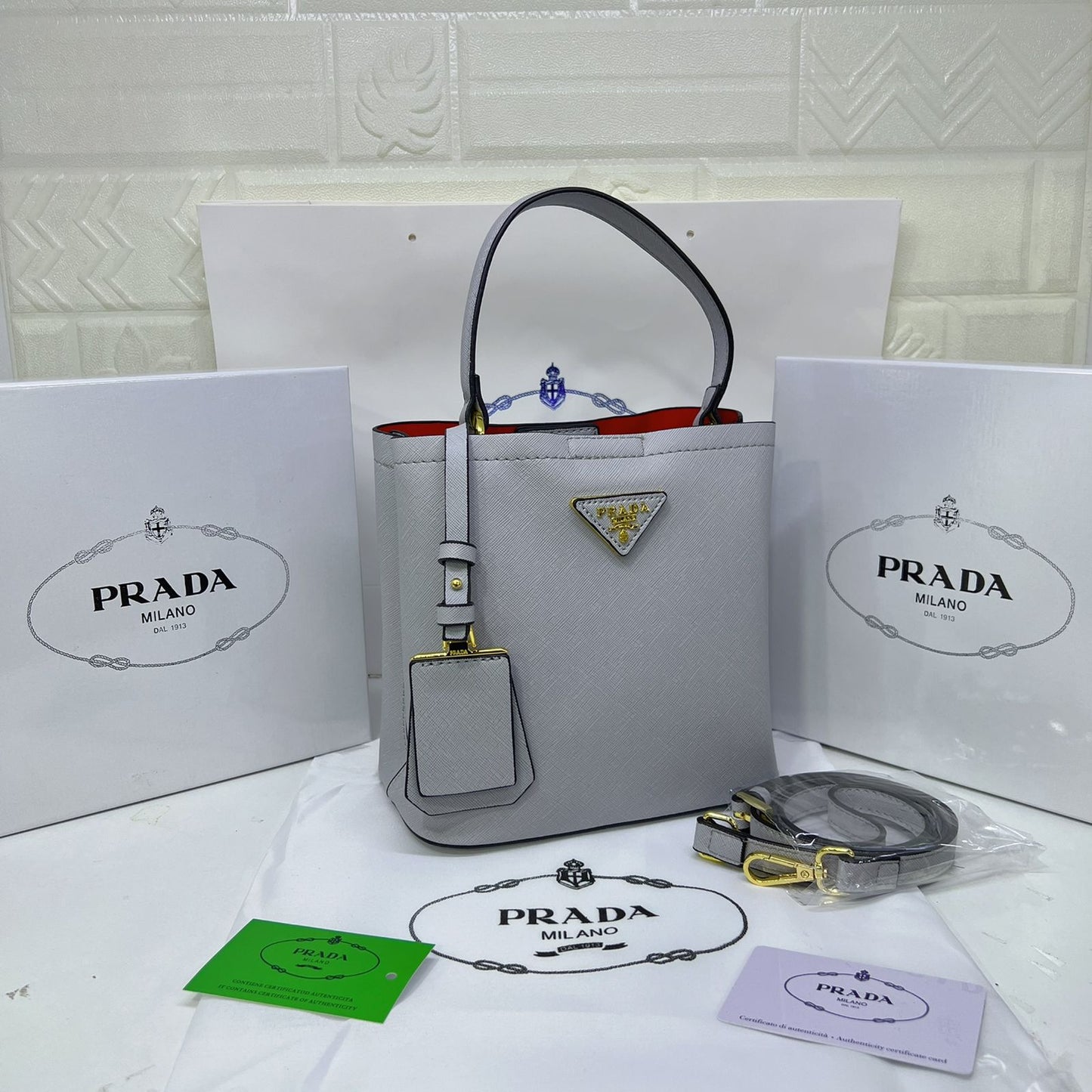 PRADA PANIER BAG