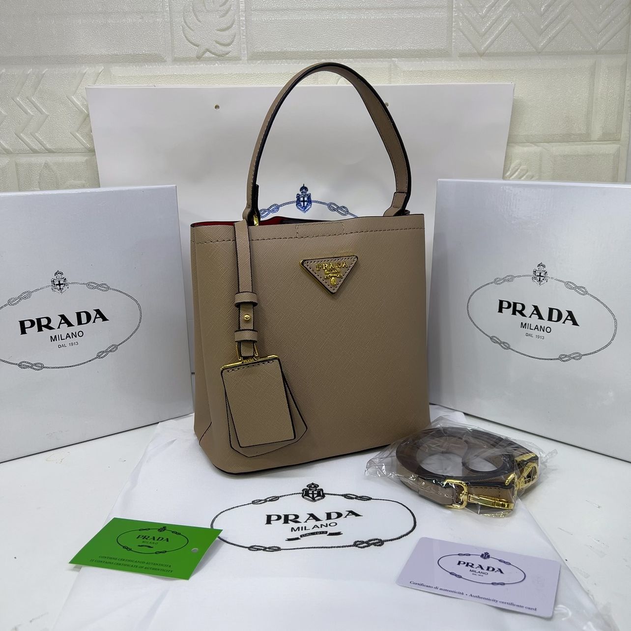 PRADA PANIER BAG