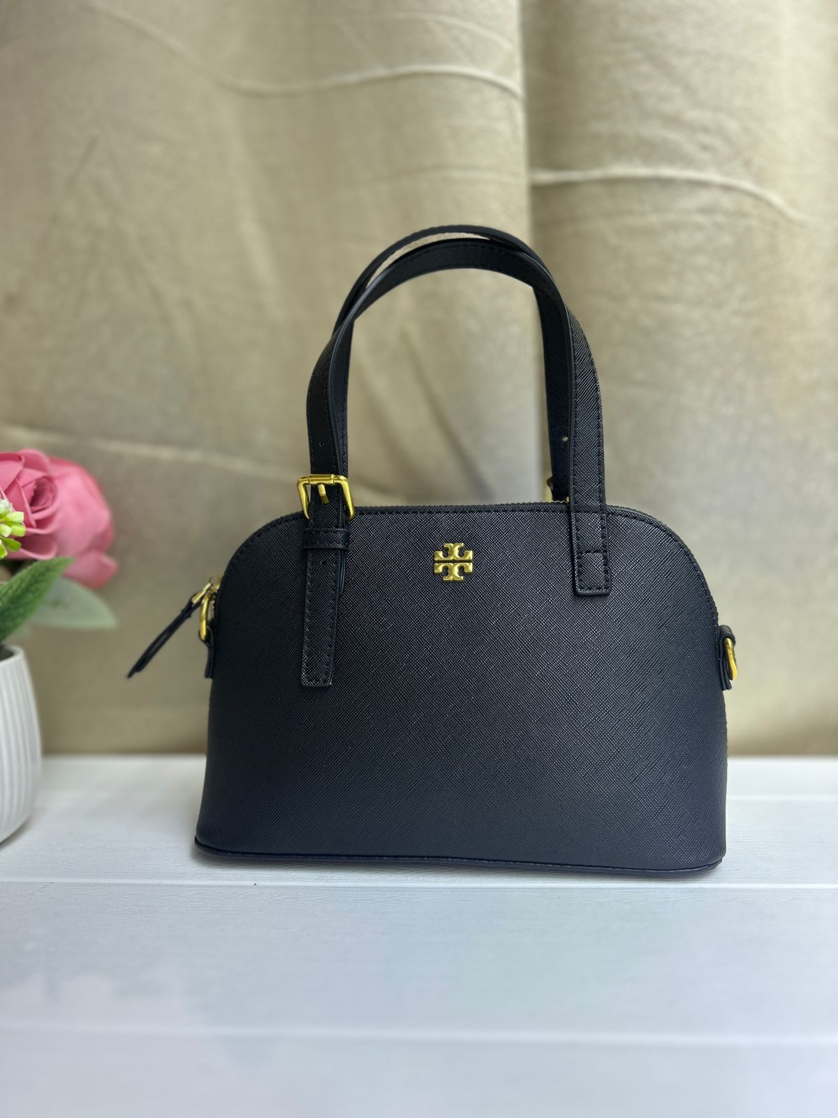 TORY BURCH EMERSON DOME MINI SATCHEL BAG