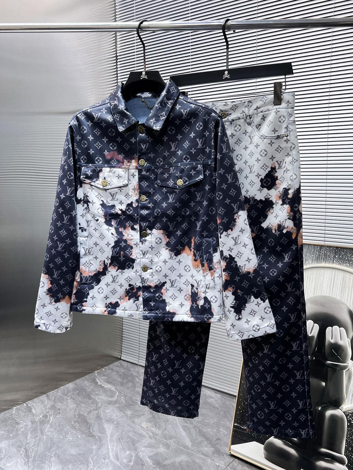 LOUIS VUITTON MONOGRAM DENIM TRACKSUIT