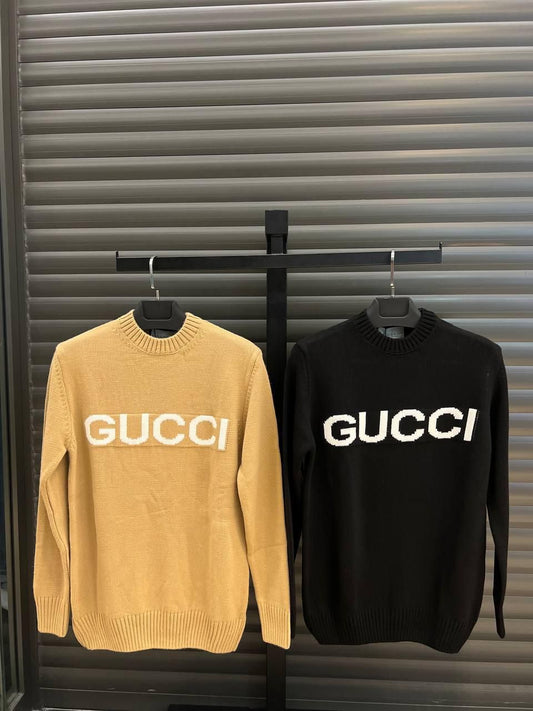 GUCCI INTARSIA WHOOL KNIT SWEATER