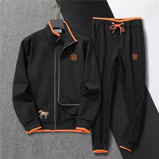 HERMES MENs TIPPED DETAIL TRACKSUIT