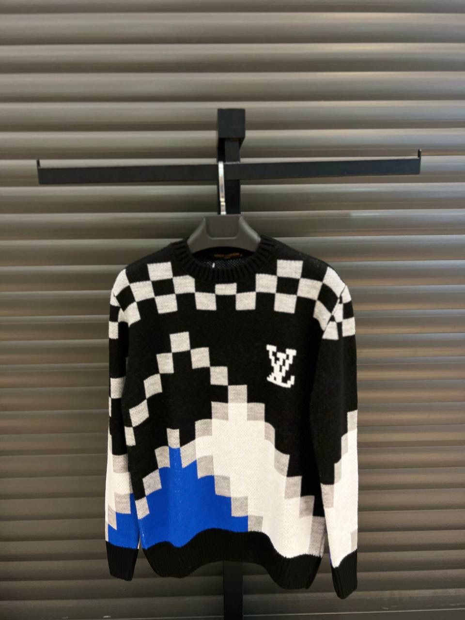 LOUIS VUITTON FAIR ISLE MACRO CREWNECK