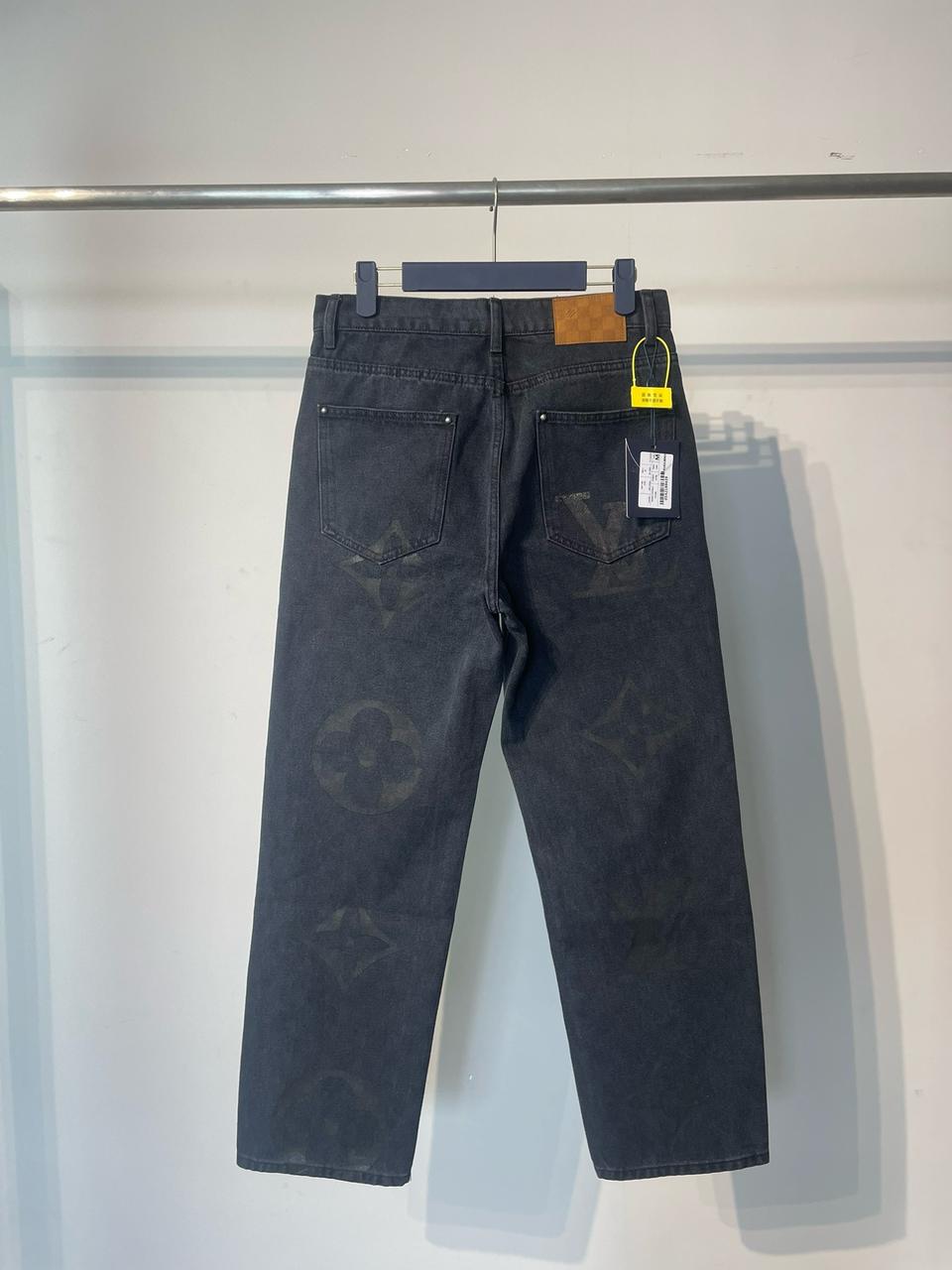 LV MONOGRAM DENIM PANT