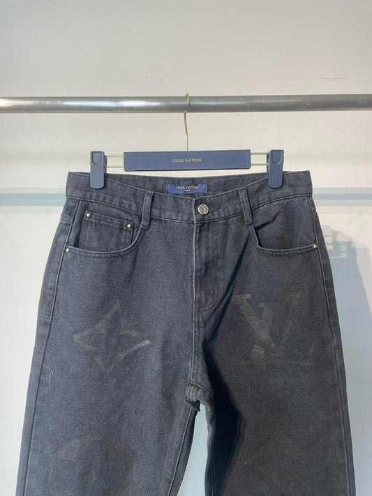 LV MONOGRAM DENIM PANT