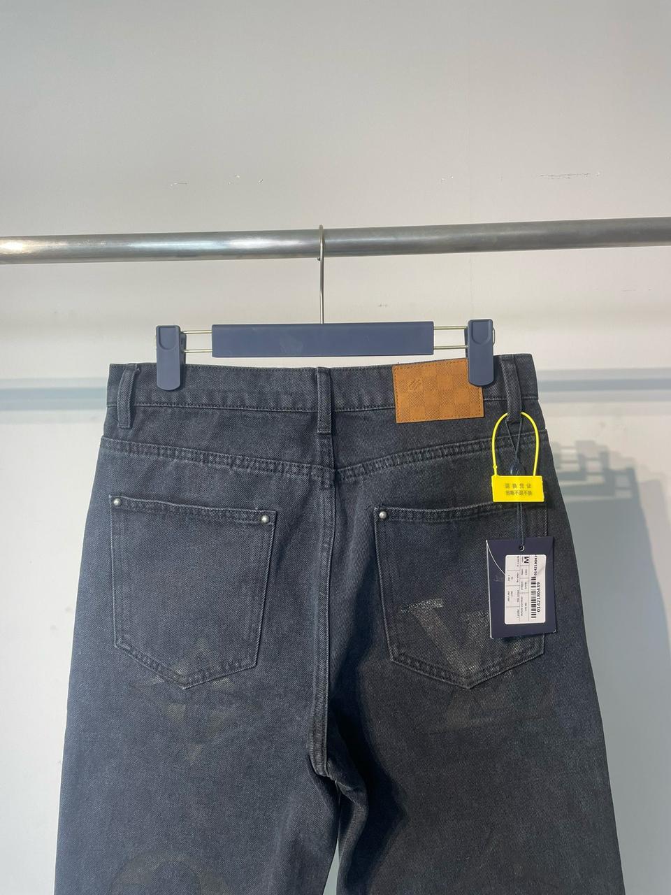 LV MONOGRAM DENIM PANT