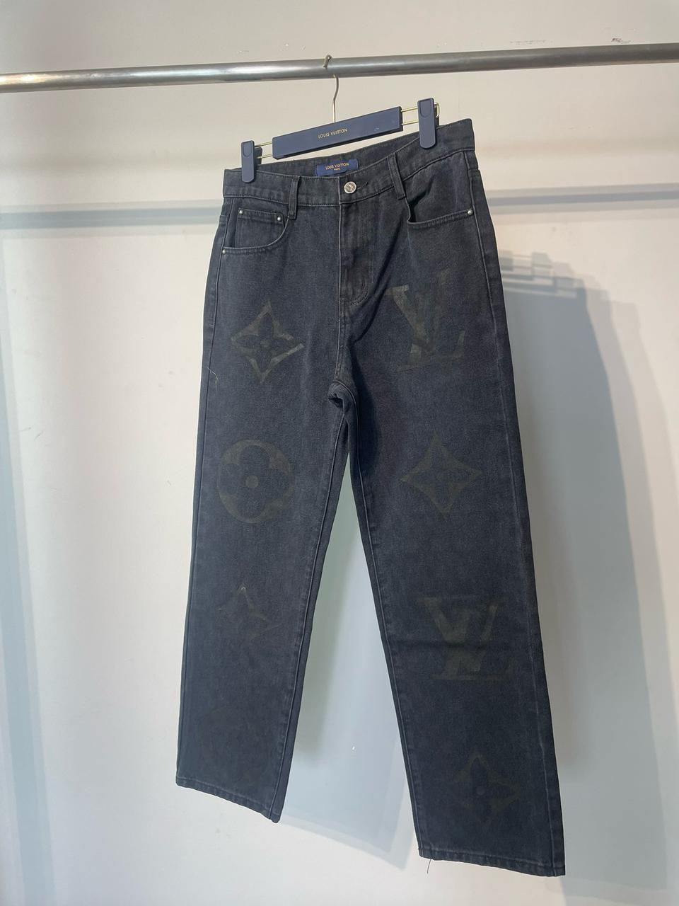 LV MONOGRAM DENIM PANT