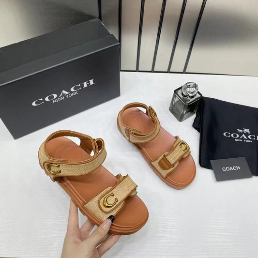 COACH BRYNN LOGO SANDALS