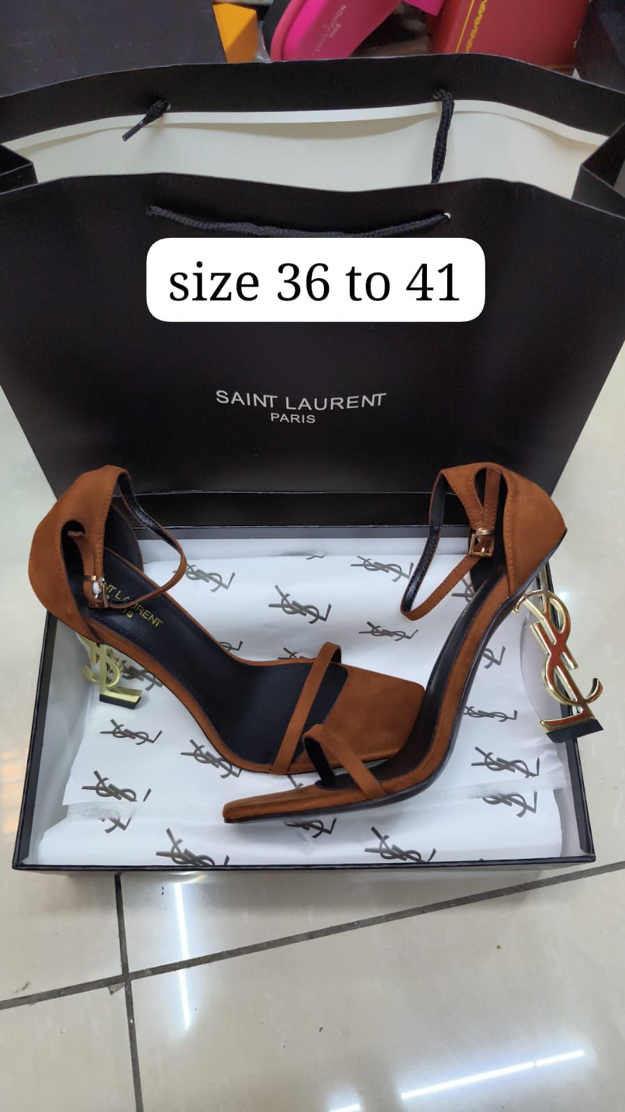 Saint Laurent Opyum sandals