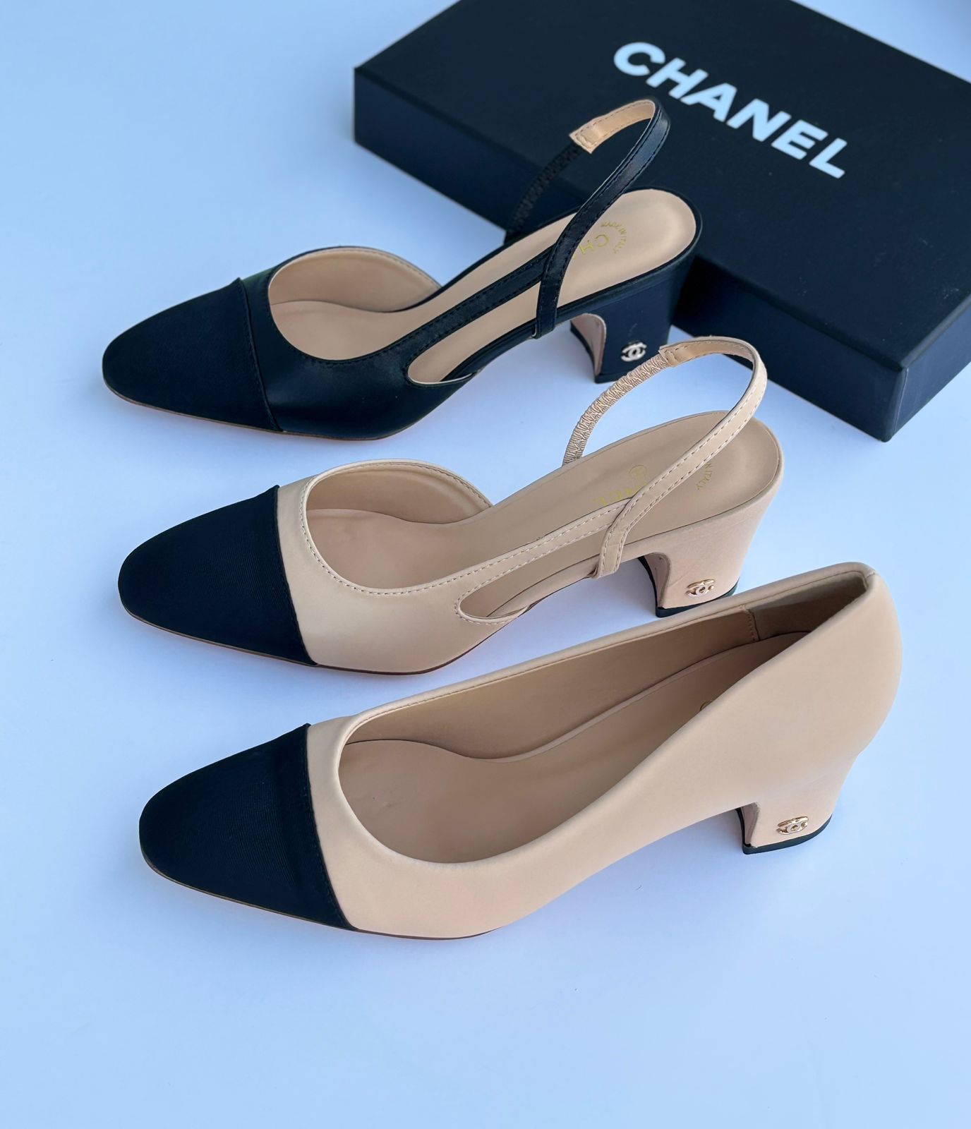 CHANEL SLINGBACK HEELS