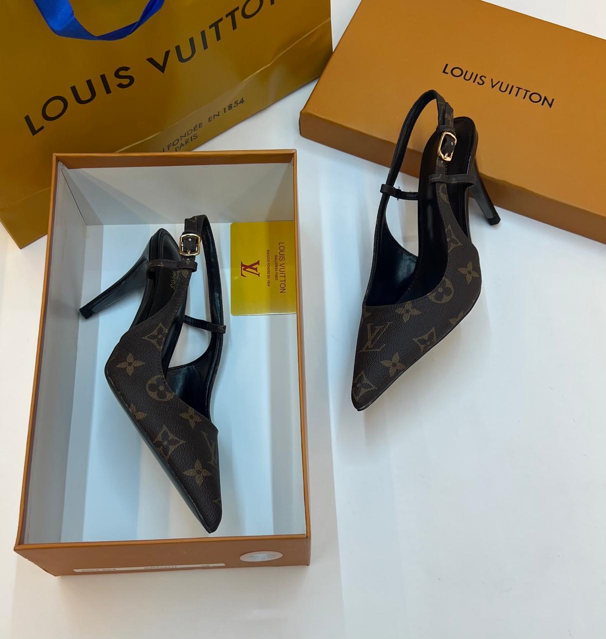 LOUIS VUITTON CHERIE SLINGBACK PUMPS