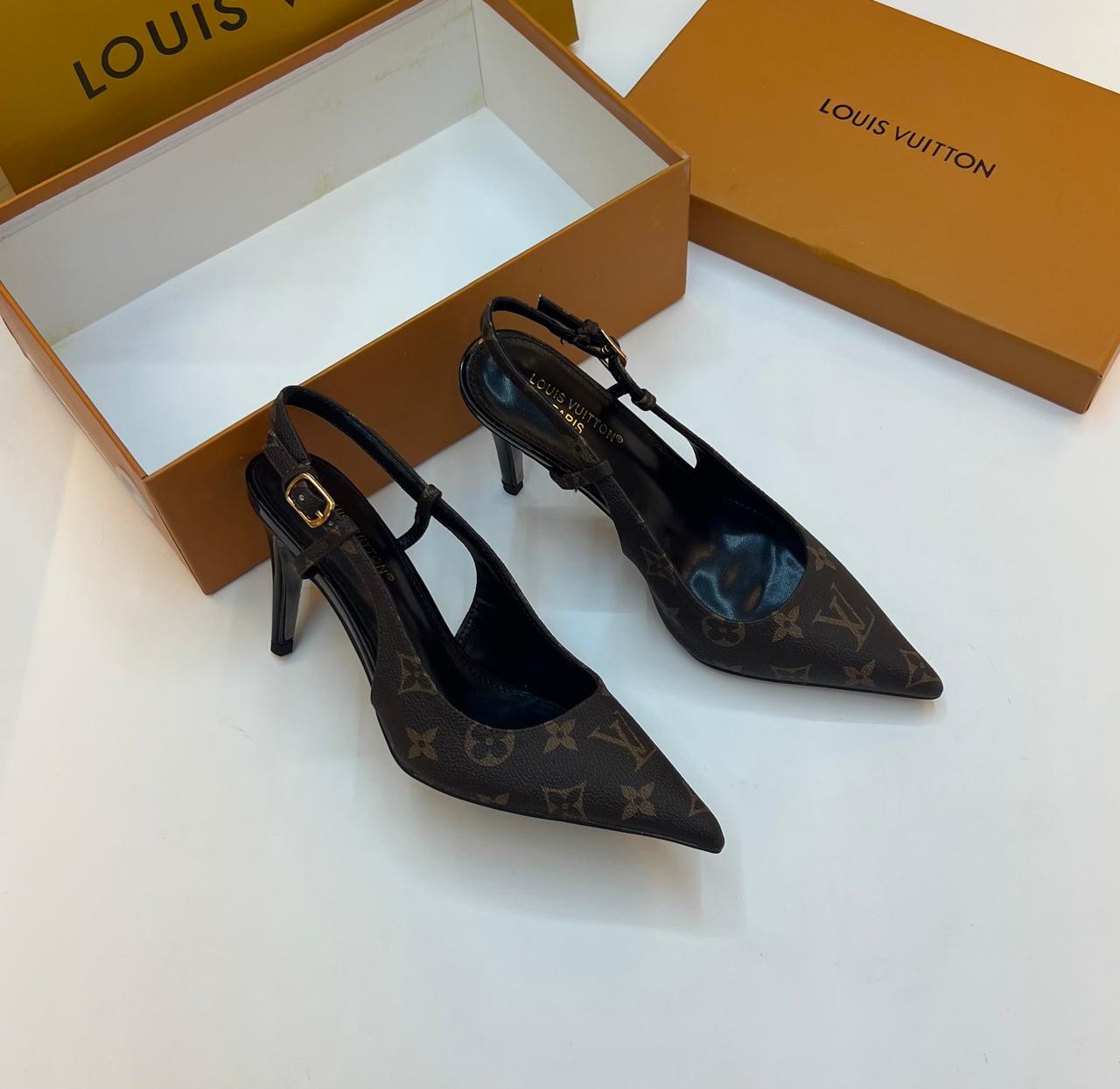 LOUIS VUITTON CHERIE SLINGBACK PUMPS