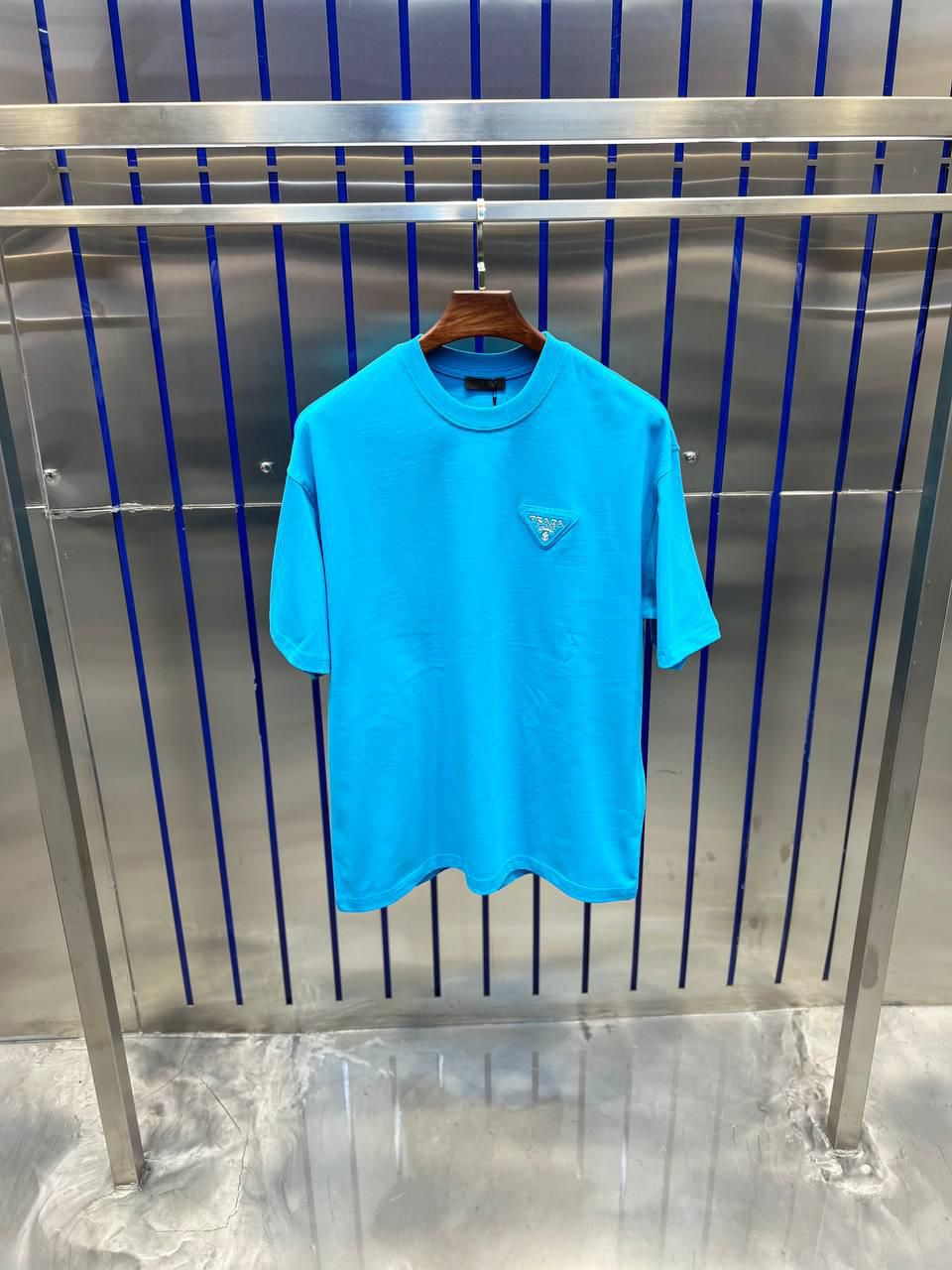 PRADA TRIANGLE LOGO T-SHIRT