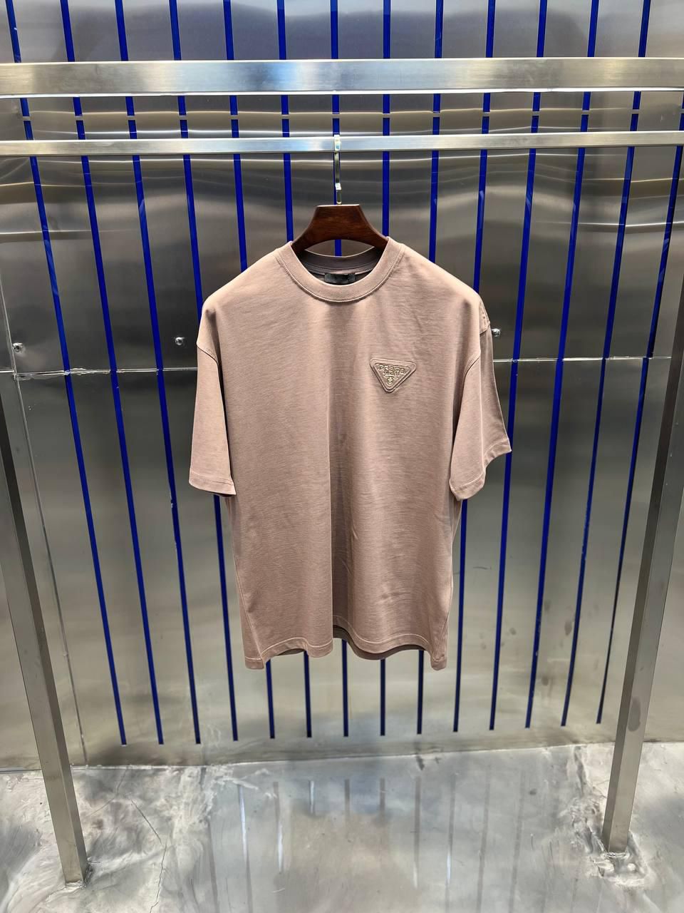 PRADA TRIANGLE LOGO T-SHIRT