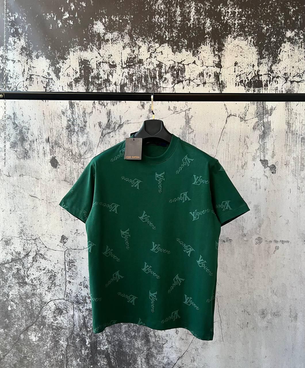 LV JACQUARD COTTON T-SHIRT