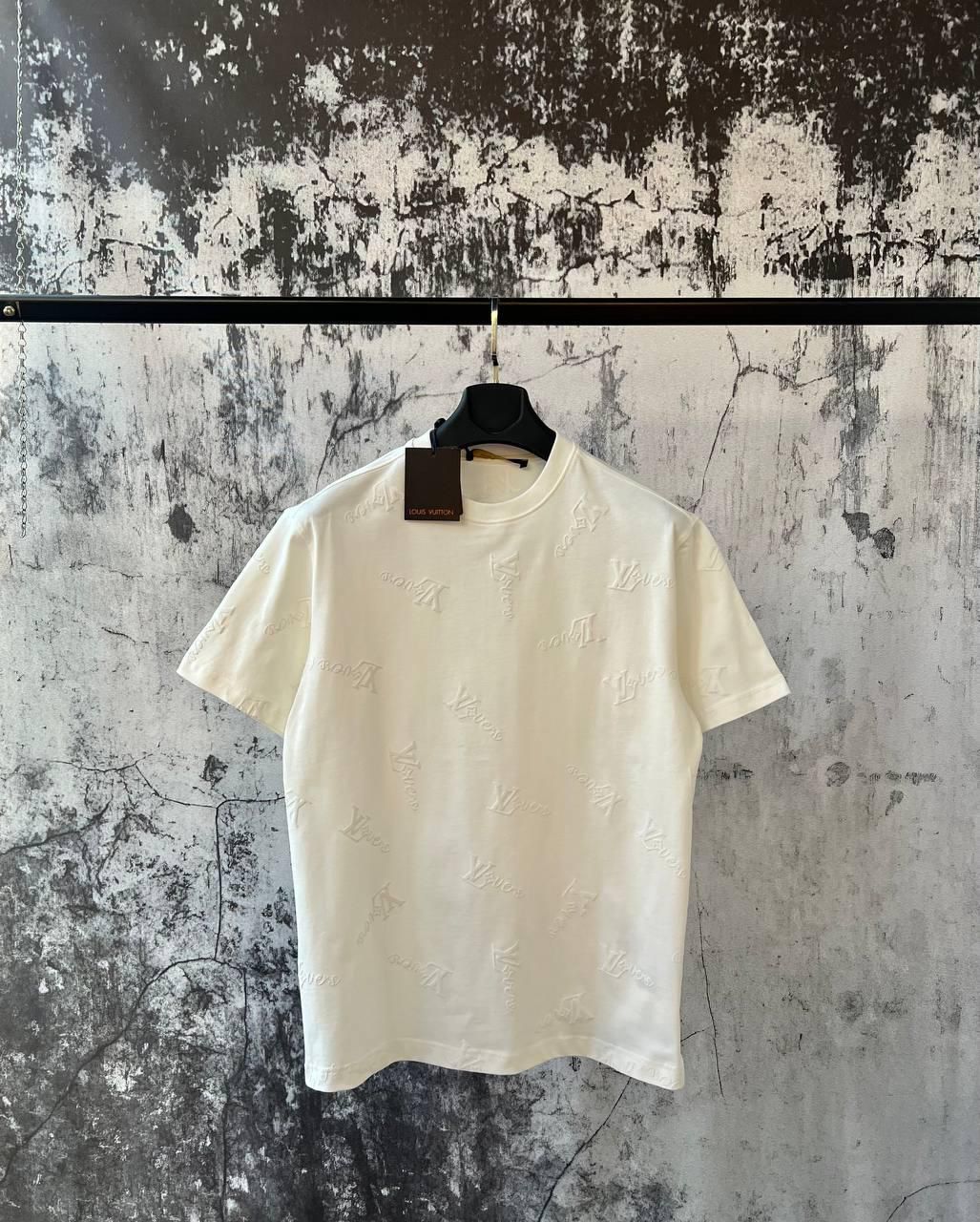 LV JACQUARD COTTON T-SHIRT