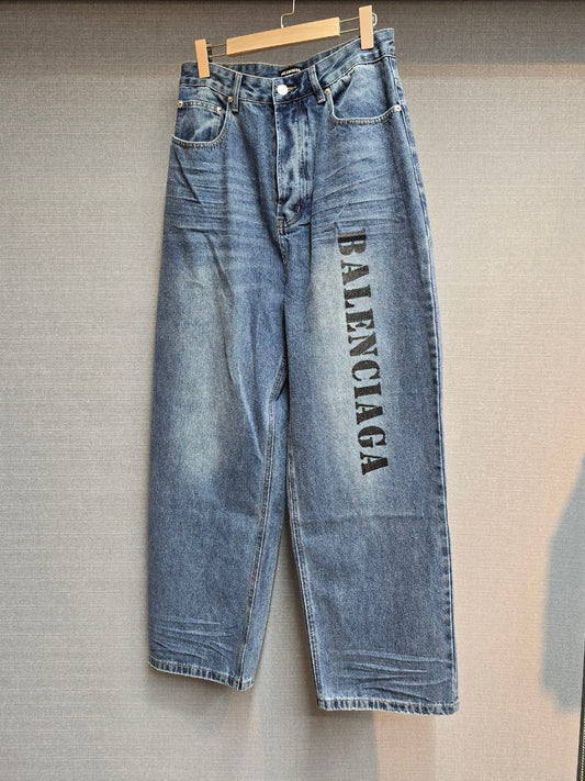 BALENCIAGA WIDE LEG JEANS