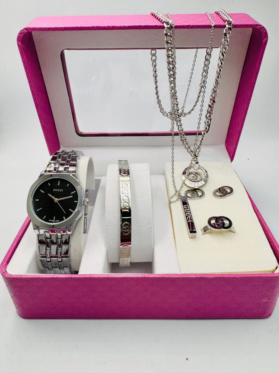 GUCCI G CHRONO LADIES WATCH SET