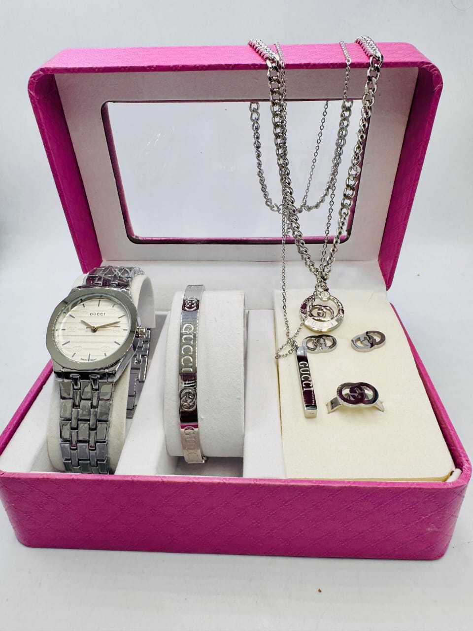 GUCCI G CHRONO LADIES WATCH SET