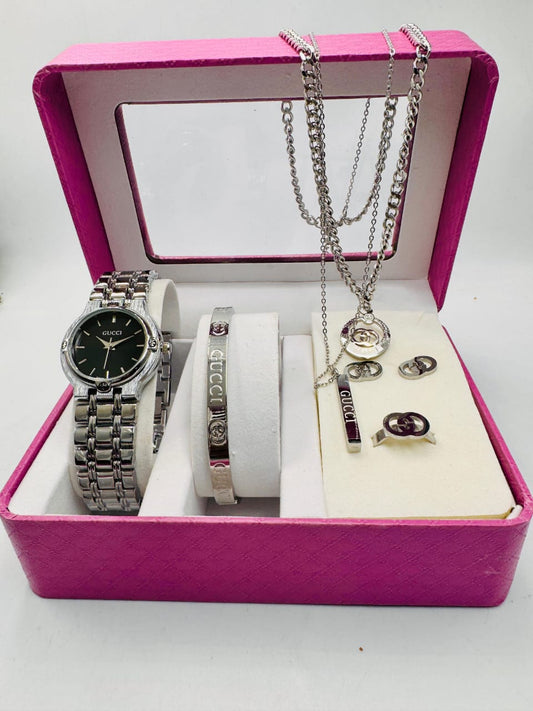 GUCCI G CHRONO LADIES WATCH SET