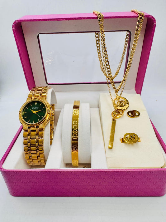 GUCCI G CHRONO LADIES WATCH SET