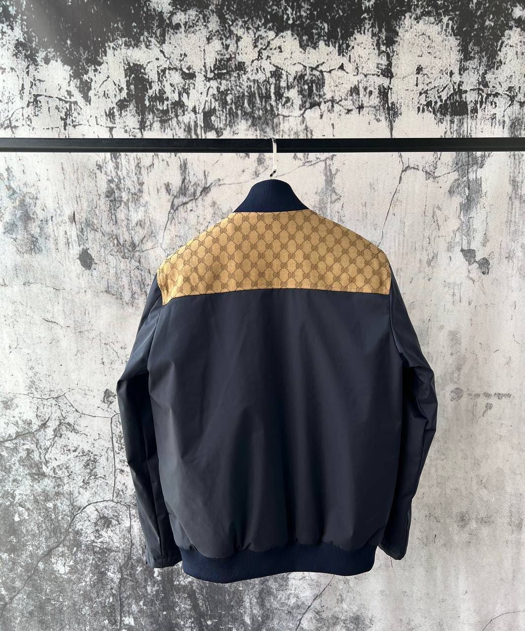 GUCCI NYLON CANVAS ZIP JACKET