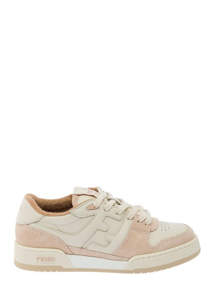 FENDI MATCH SNEAKER BEIGE PINK