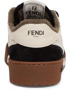 حذاء رياضي FENDI MATCH باللونين الأسود والأبيض