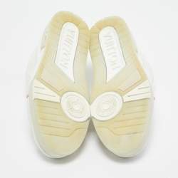 LOUIS VUITTON WHITE LEATHER LV TRAINER