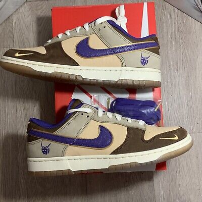 Nike Men's Purple and Tan Trainers