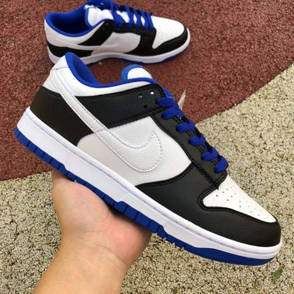 Nkie dunk low white black Royal